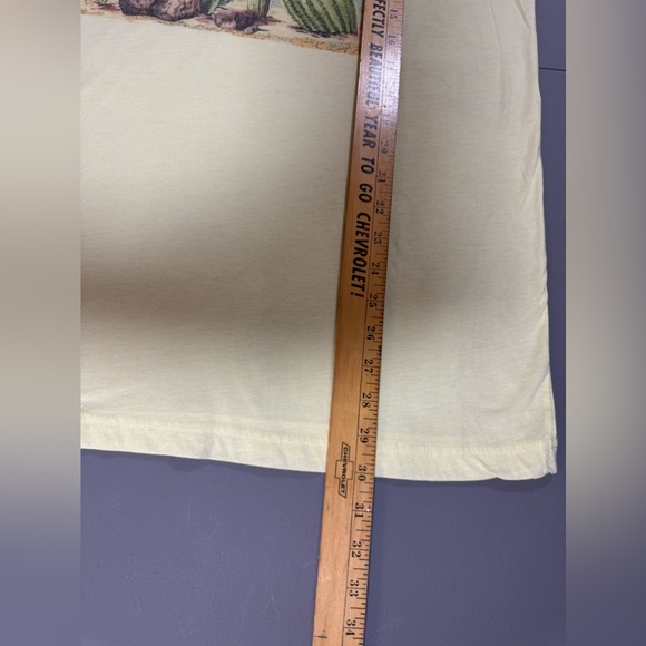 Bella + Canvas Southwest Graphic Design XL T-Shirt Yellow Cactus Retro - Picture 10 of 11